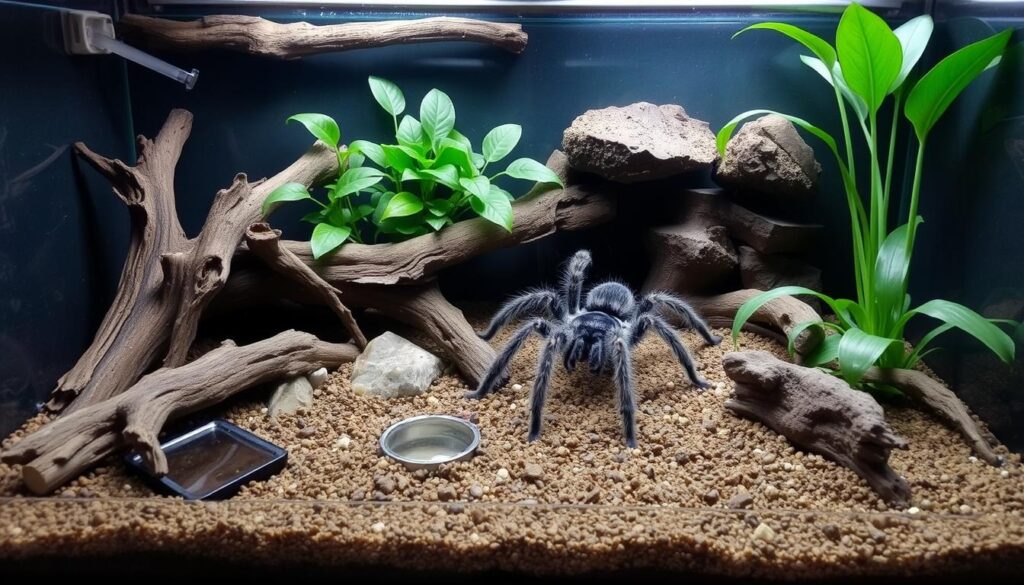 tarantula habitat setup