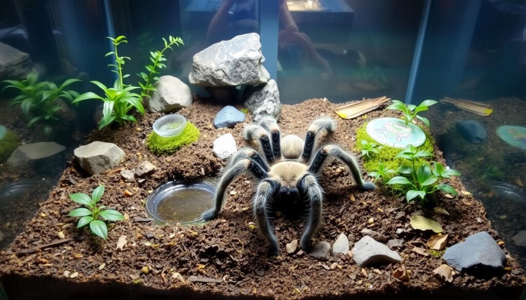 tarantula habitat setup