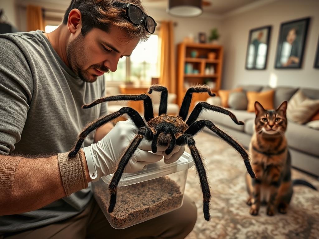 tarantula handling safety pets