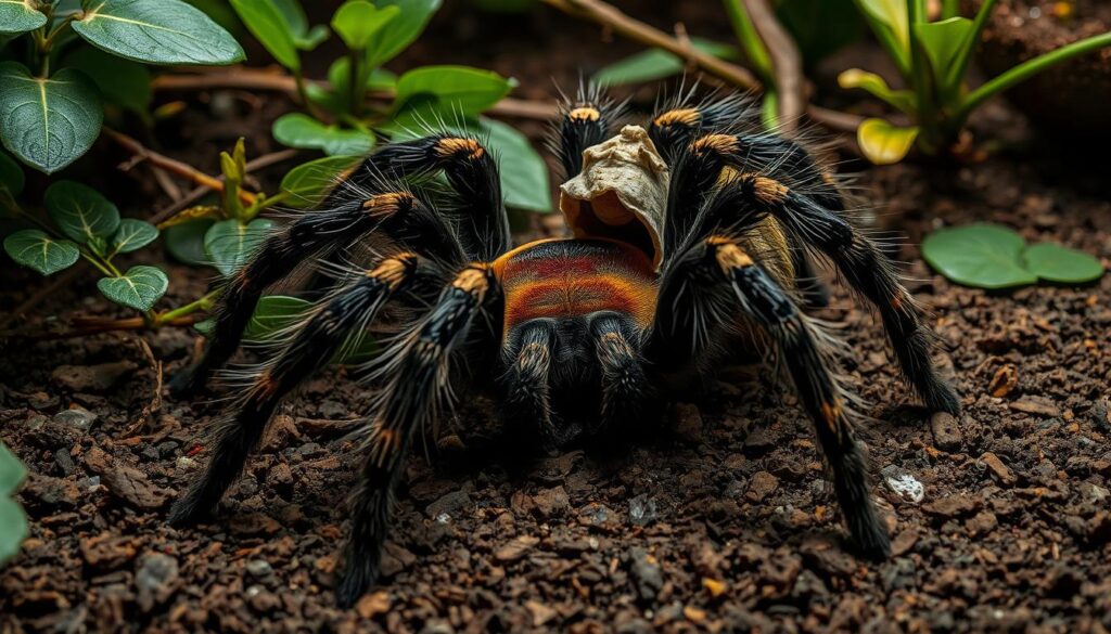 tarantula molting