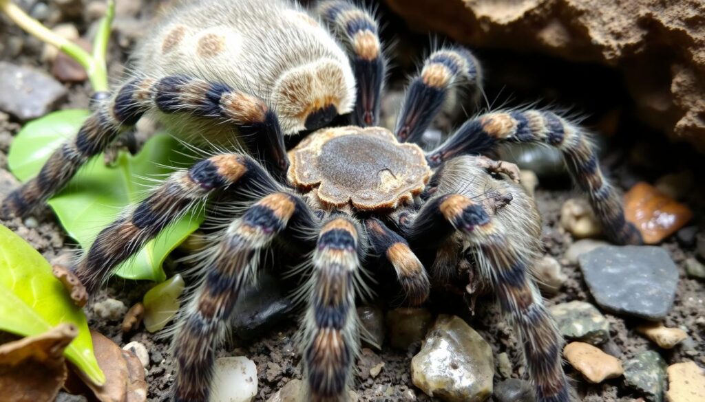 tarantula molting process