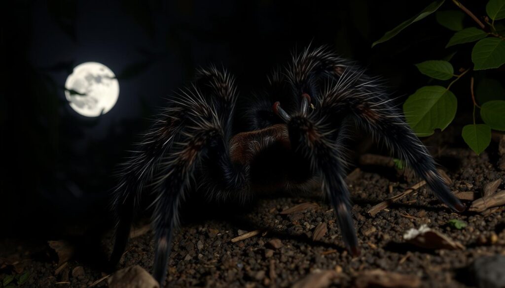 tarantula threat displays