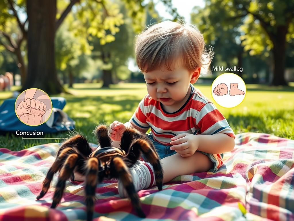 tarantula venom effects on children