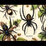 types of black widow spiders