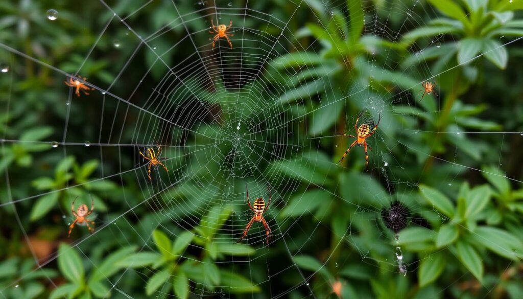 web-spinning spiders