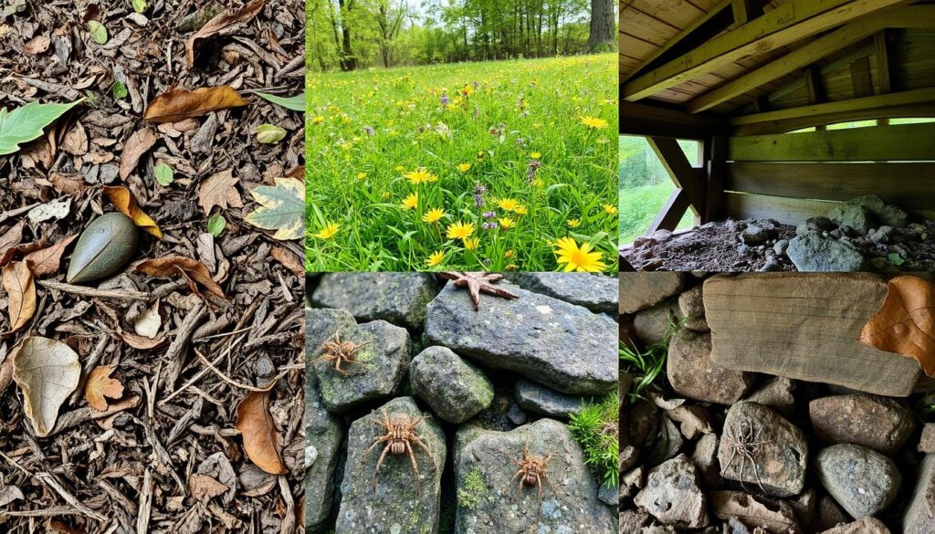 wolf spider habitat types